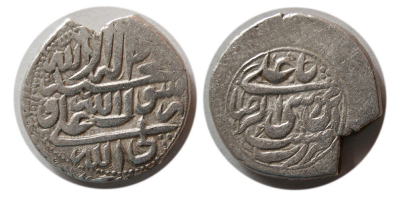 QAJAR; Muhammad Hasan Khan. 1747-1759 AD.( 1161-1173 AH), AR Rupee (11.26 gm; 22...