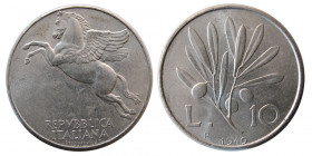 ITALY, 1949-R. PEGASUS 10 Lire.