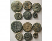 Group Lot of 6 Ancient  Pathian & Seleukid Bronze Coins.