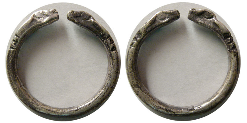 ACHAMENIED EMPIRE. Circa 550-350 BC. Silver Ring (4.26 gm; 25 mm). Ring size 9. ...