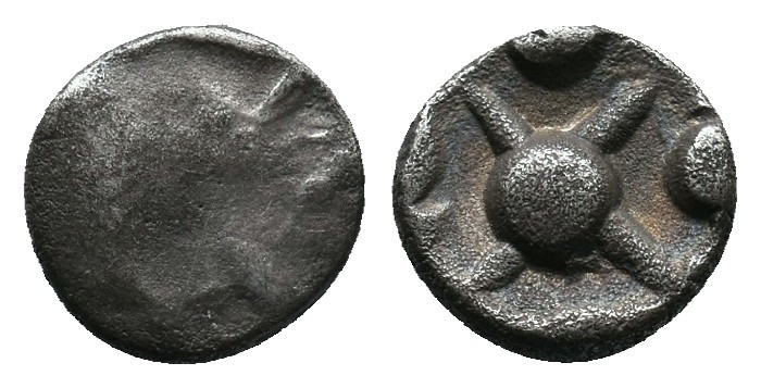 CELTIC, Central Europe, Noricum AR Obol. Eis/Gurina Type. Circa (2nd - 1st centu...