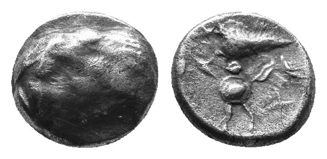 CELTIC, Central Europe, Boii. 1st century BC. AR Obol 'Athena Alkis' type. Celti...