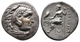 Kings of Macedon. Antigonos I Monophthalmos. As Strategos of Asia, AR Drachm 4.16gr (320-306/5 BC, or king, 306/5-301 BC). In the name and types of Al...