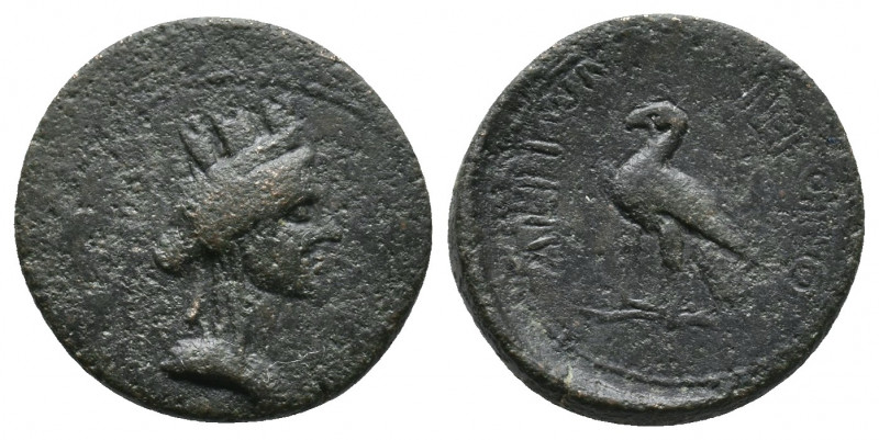 Cilicia. Hieropolis-Kastabala circa 200-30 BC. Bronze Æ 4,68gr. Draped, turreted...