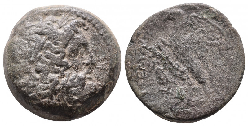 Ptolemaic Kings of Egypt, Ptolemy II (285-246 BC). Æ Diobol 13.77gr, Alexandria,...