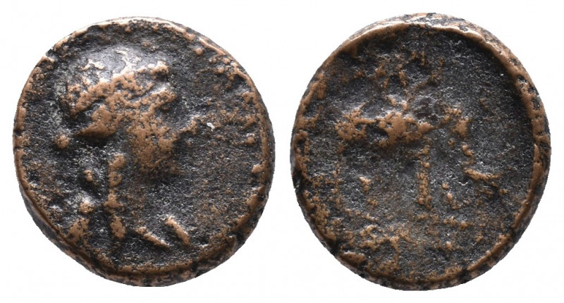 Seleukid Kings of Syria. Antiochos III. 2.79gr Megas (222-187). Uncertain mint A...