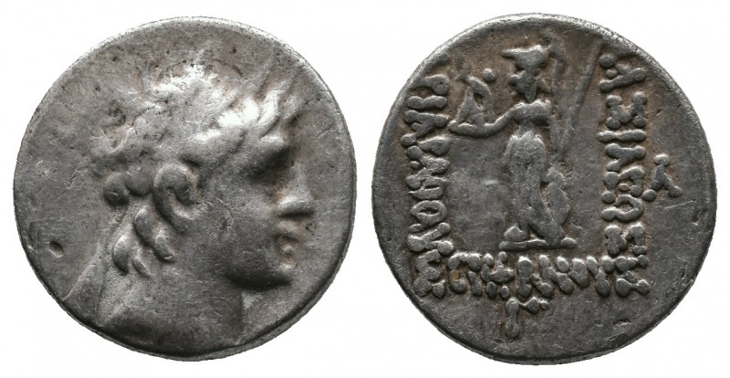 KINGS OF CAPPADOCIA. Ariarathes VI Epiphanes Philopator, circa 130-112/0 BC. AR ...