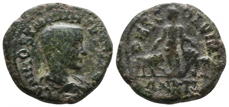 Hostilian Æ 11,75gr Viminacium, Moesia Superior. AD 251. C VAL HOST M QVINTVS C,...