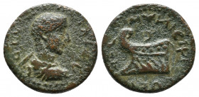 Roman Provincial. Thrace. Coela. Maximus (Caesar, 235/6-238). AE 3.61gr. Av.: G IVL VE MAXIMV. Bareheaded, draped and cuirassed bust right. AEL MVNICI...