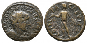 Gordian III Ӕ 6,93gr Deultum, Thrace. AD 238-244. IMP C M ANT GORDIANVS AVG, laureate, draped and cuirassed bust to right / COL FL PAC DEVLT, Apollo s...
