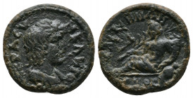 LYDIA. Saitta. Pseudo-autonomous. Time of Domitian (81-96). AE 5,70gr Attalianos, archon. Obv: IЄPA CVNKΛHTOC. Draped bust of the Senate right. Rev: C...