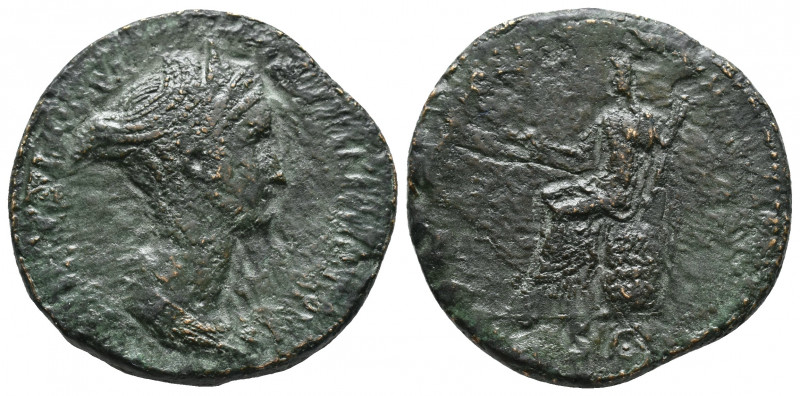 Sabina (Hadrian, 117-138), Sestertius, Rome, AD 128-136 AE 20,93gr SABINA AVGVST...