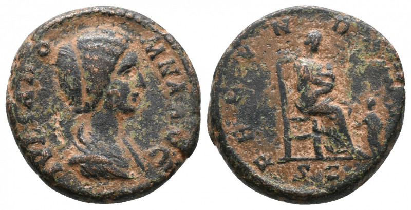 Julia Domna. Augusta, AD 193-217. Æ As 10,49gr . Rome mint. Struck under Septimi...