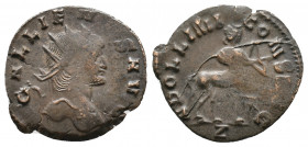 Gallienus, 253-268. Antoninianus 2,21gr. Rome, 267-268. GALLIENVS AVG Radiate head of Gallienus to right. Rev. APOLLINI CONS AVG / Z Centaur walking r...