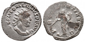 Gallienus 253-268 AD, Rome, Antoninianus, 2,68gr. IMP C P LIC GALLIENVS P F AVG Bust radiate, cuirassed r., seen from front. Rx: P - ROVIDENTIA AVGG P...