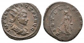 CLAUDIUS II GOTHICUS (268-270). Antoninianus 4,15gr. Cyzicus. Obv: IMP C M AVR CLAVDIVS AVG. Radiate, draped and cuirassed bust right. Rev: FORTVNA RE...