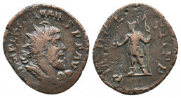 Postumus (260-269). Antoninianus 3,06gr. Treveri, AD 261. Radiate, draped and cuirassed bust r. R/ Mars standing l., holding globe and spear. RIC V 54...