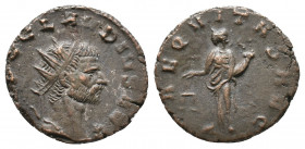 CLAUDIUS II GOTHICUS (268-270). Antoninianus 3,04gr. Siscia. Obv: IMP CLAVDIVS AVG. Radiate, draped and cuirassed bust right. Rev: AEQVITAS AVG. Aequi...