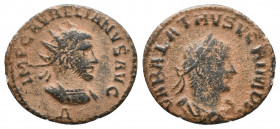 Vabalathus (268-272 AD), for and with Aurelianus (270-275 AD). Antoninianus 2,73gr