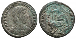 Constantius II Æ Centenionalis 5,89gr. Fallen horseman
