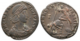 Constantius II Æ Centenionalis 6,06gr. Fallen horseman