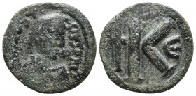 Anastasius AE Half follis, 491-518 AD. 8.23gr