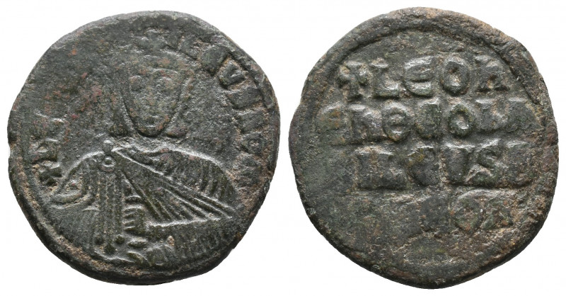 Leo VI (886-912 AD). AE Follis 8,91gr.