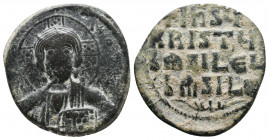 Anonymous follis, time of Basil II and Constantine VIII (970 – 1092). AE 8,70gr
