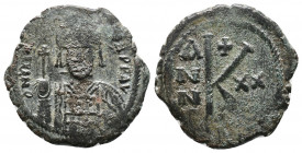 Maurice Tiberius. 582-602. Æ Half Follis 5,97gr
