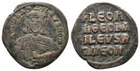 LEO VI the WISE (886-912). AE Follis. 6,63gr