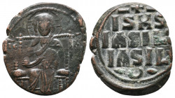 Anonymous Class D, (attributed to Constantine IX) Follis 8,69gr