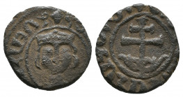 ARMENIA, Hetoum II, 1289-1293, 1295-1296 and 1301-1305, Kardez Bronze 3,52gr., AC 398 F / VF