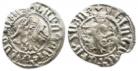 ARMENIA, Levon I, 1198-1219, Tram Silver 2,80gr., CCA 123 F / VF