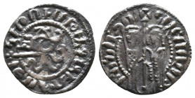 ARMENIA, Hetoum I and Zabel, 1226-1270, Half Tram Silver 2,63gr., AC 346 var. F / VF