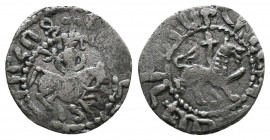 ARMENIA, Levon III, 1301-1307, Takvorin Silver 2,13gr., AC 427 var. F