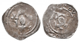 AUSTRIA, Salzburg, Leopold VI Archduke of Österreich-Steiermark, 1220-1230, Friesacher Pfennig AR 1,89gr., CNA Ck 24 F
