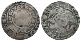 BOHEMIA, Johann von Luxemburg, 1310-1346, Prager Groschen AR 0,77gr. F