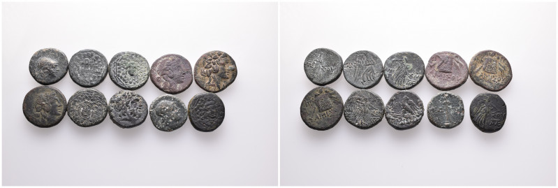 Lot of 10 Greek coins / SOLD AS SEEN, NO RETURN!