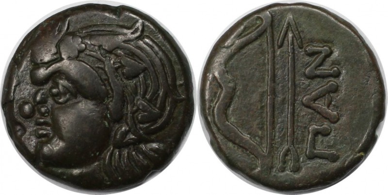 Griechische Münzen, BOSPORUS. Pantikapaion Bosporus Pan Satyr Pfeil und Bogen ПА...