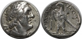 Griechische Münzen, AEGYPTUS. Ptolemy II. AR Tetradrachme 323-246 n. Chr, Kopf des Ptolemäus I nach rechts // Adlermotiv. Silber. 14.10 g. Svoronos 63...