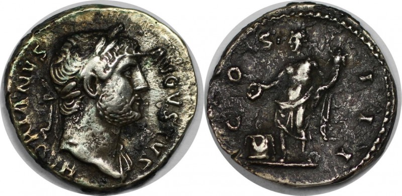 Römische Münzen, MÜNZEN DER RÖMISCHEN KAISERZEIT. Hadrianus, 117-138 n. Chr, AR-...