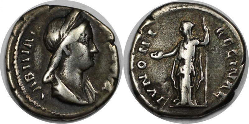 Römische Münzen, MÜNZEN DER RÖMISCHEN KAISERZEIT. Sabina, 128-137 n. Chr, Gemahl...