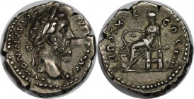 Römische Münzen, MÜNZEN DER RÖMISCHEN KAISERZEIT. Antonius Pius 138-161 n. Chr, AR-Denar. Silber. 3.36 g. Sehr schön+