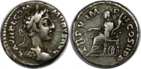Römische Münzen, MÜNZEN DER RÖMISCHEN KAISERZEIT. Commodus 177-192 n. Chr, AR-Denar. Silber. 3.49 g. Sehr schön