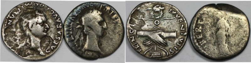 Römische Münzen, MÜNZEN DER RÖMISCHEN KAISERZEIT. Domitianus 81-96 n. Chr, / Ner...