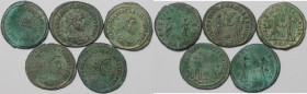 Römische Münzen, Lots und Sammlungen römischer Münzen. MÜNZEN DER RÖMISCHEN KAISERZEIT. Probus (276 - 282 n. Chr.) / Diocletianus (284 - 305 n. Chr.)....