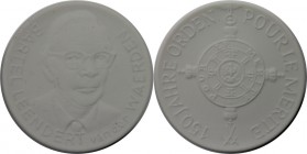 Deutsche Münzen und Medaillen ab 1945, BUNDESREPUBLIK DEUTSCHLAND. 150 Jahre Orden Pour le Merite. Porzellan Medaillen (Meissen) ND, Stempelglanz