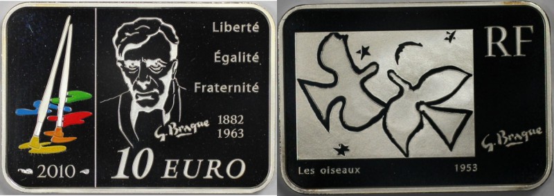 Europäische Münzen und Medaillen, Frankreich / France. Maler - Georges Braque. 1...