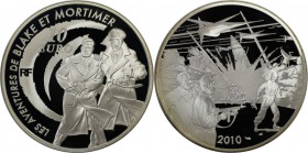 Europäische Münzen und Medaillen, Frankreich / France. Blake und Mortimer. 10 Euro 2010, Silber. KM 1717. Proof