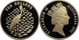 Weltmünzen und Medaillen, Australien / Australia. 10 Dollars 1991, Silber. 0.6OZ. Polierte Platte